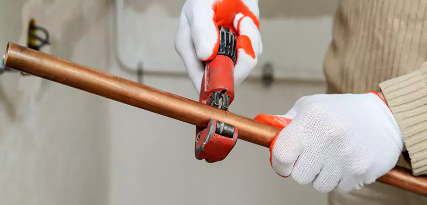 Temporary Copper Pipe Repair Elk Plain, WA