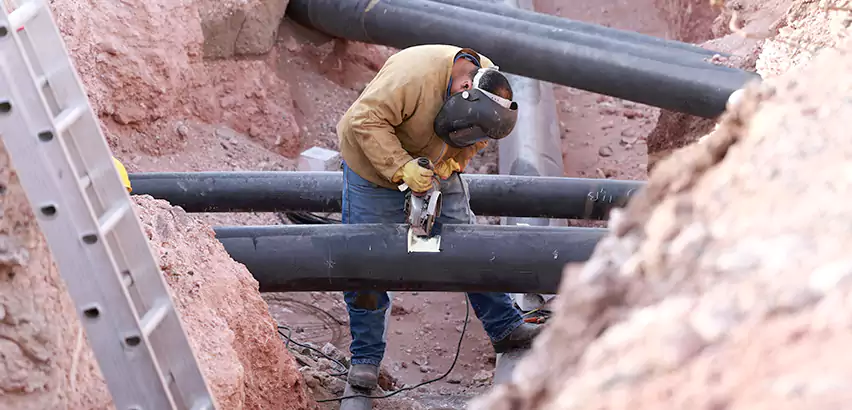 Cast Iron Sewer Pipe Replacement in Elk Plain